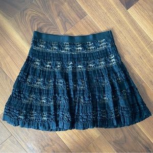 [Max Studio] Black Lace Skirt
